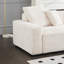 Canapé surdimensionné en velours côtelé de 104,8 po à 4 places avec 4 coussins décoratifs-1722409830-1735423079