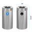 Poubelle de recyclage et poubelle en acier inoxydable 27 gallons-101587332