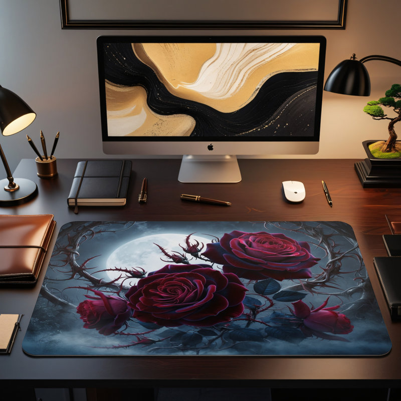 Polyester Desk Pad, 14.4x12.1