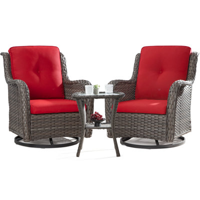 Isella 2 - Person Patio Conversation Set with Cushions