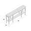 Skinny 76" Solid Wood Console Table