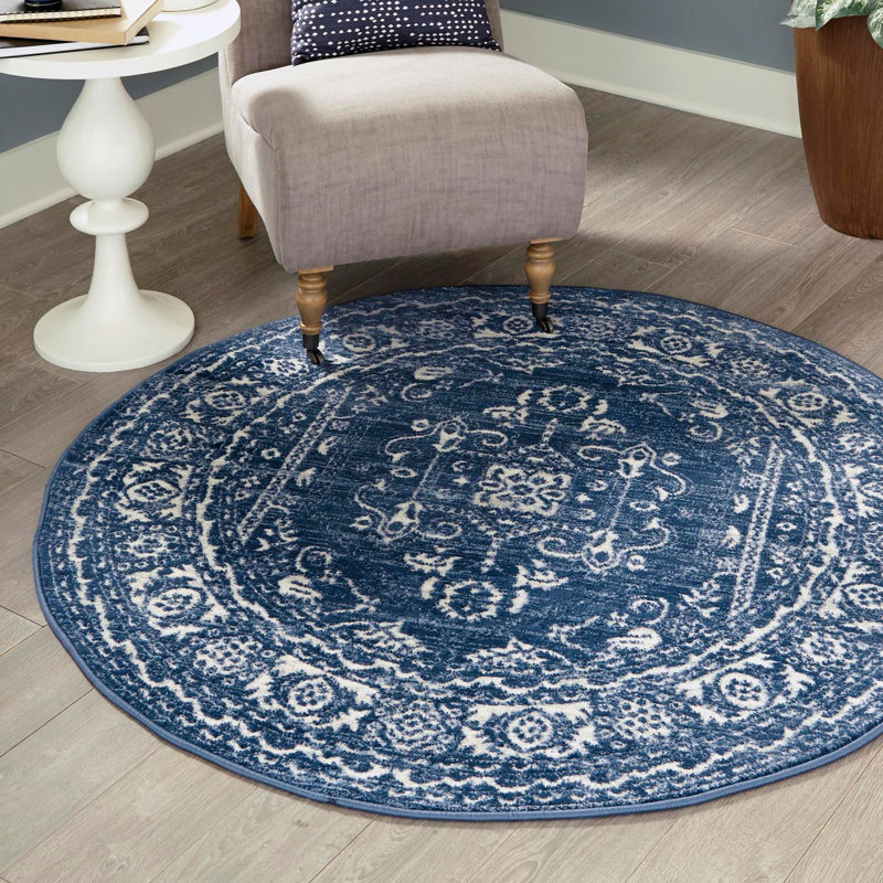 Mayvale Oriental Indoor Rug, Round 7'10"