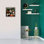  «Cat Familia In Ornate Attire» par Doron David, art mural sur toile, 18 po x 18 po