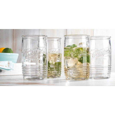 Retroware 20oz. Mason Jar Set