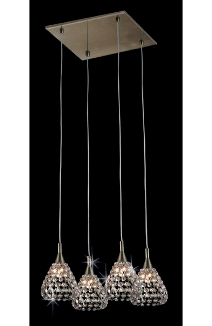 4 - Light Chrome Cluster Pendant