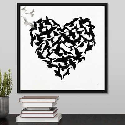 «Hearts in Flight IV», impression sur toile
