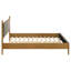 Grand lit plateforme Mason de 46 po gris et brun clair-721022703