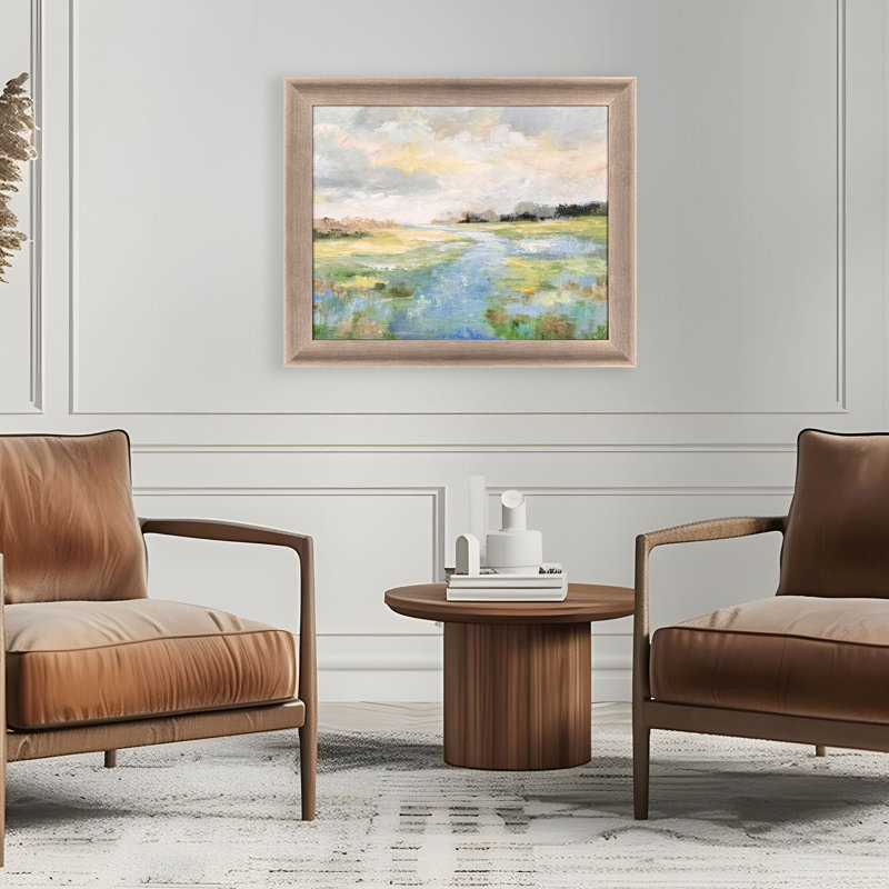 Winding Stream Framed Art
