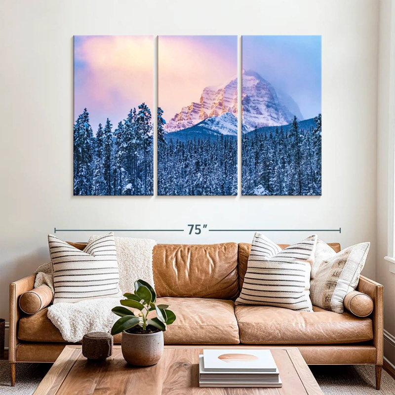 Alvord Banff Snow Mountain, H 42 po x l 65 po
