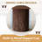 79" Walnut Dining Table Set For 10,Large Dining Room Table Set For 10 With Fluted Double Pedestal Base & Cushioned Chairs-619177078-619421187