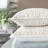 Amberlynn Embroidered Cotton Blend Reversible Throw Pillow