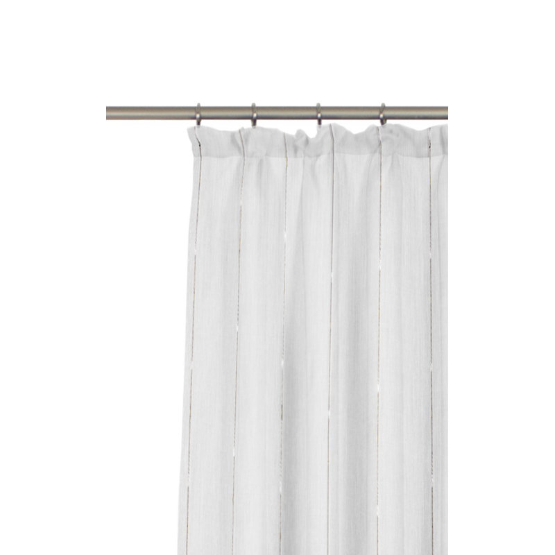 Olivene Semi Sheer Single Curtain Panel, 245cm Width x 500cm Drop