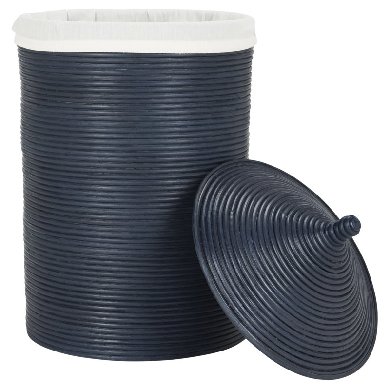 Panier à linge avec doublure, Marine