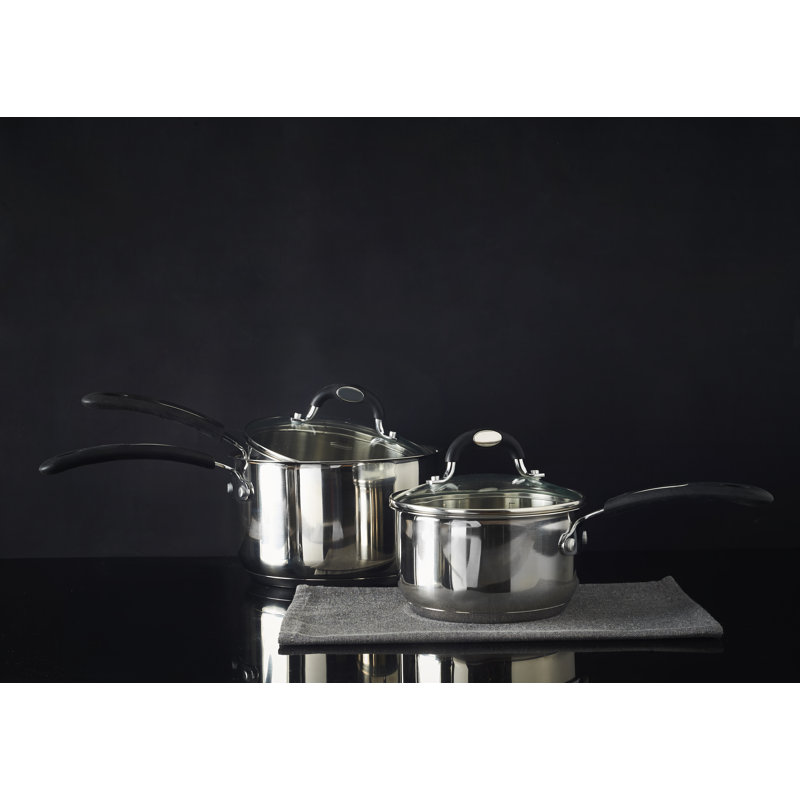 Everyday Stainless Steel Saucepan with Lid, 16 cm