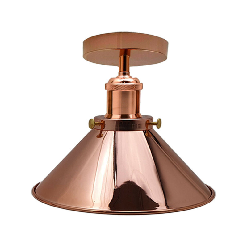 Boldt Semi Flush Mount, Rose Gold, Rose Gold