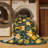 Machine Washable Botanical Gray Area Rug-120081536