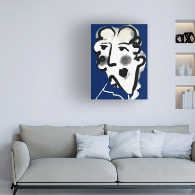 Art sur toile bleu, Little Dean