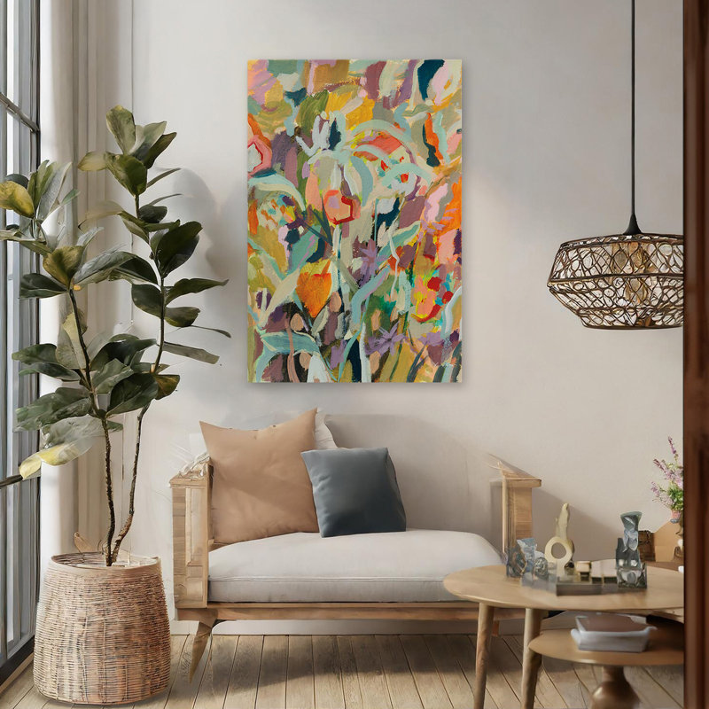 Contemporain et carnaval de printemps bohémien, H 48 po x l 32 po