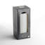 Grande bougie colonne sans flamme champagne-491908929