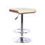 Swivel Upholstered Adjustable Height Counter Stool with Solid Wood Frame-31455596