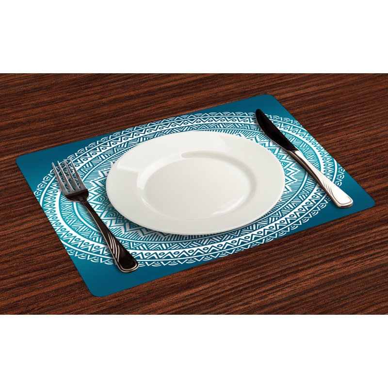 Griffithville Polyester No Pattern Rectangle Placemat