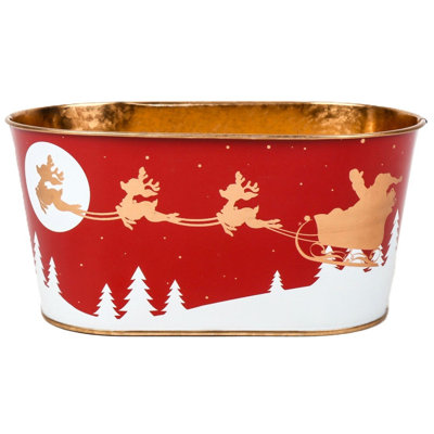 Père Noël prend un seau