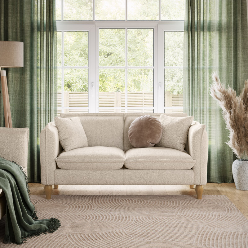 Causeuse rembourrée Crisanna, Beige