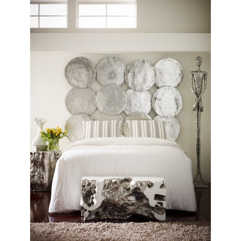 4 Piece Galvanized Wall Décor Set, Silver