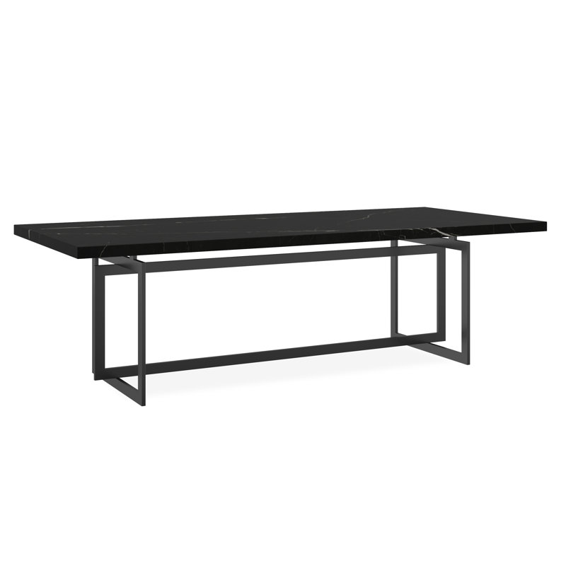 Caracole Classic Stone Dining Table, Black, Black