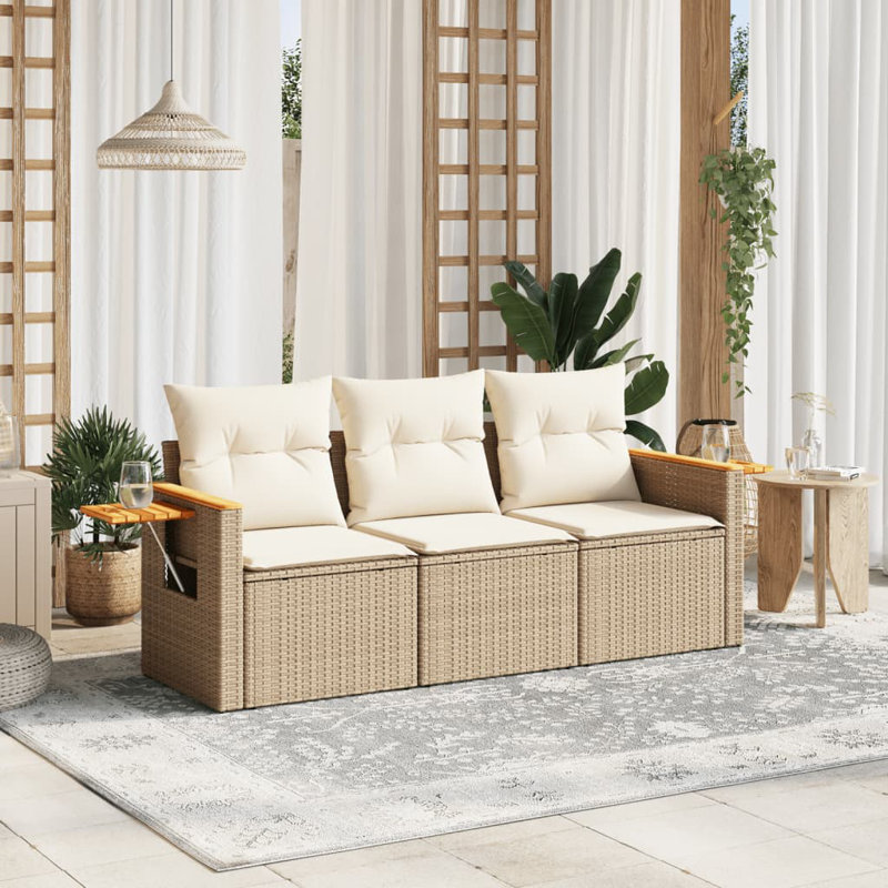Vidaxl Garden Sofa Set Beige