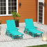 Chaise longue inclinable de 46,7 po Laguna