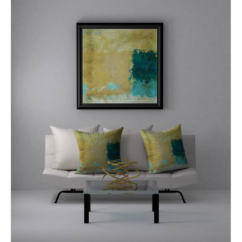 Housse de coussin carrée et insert, 18" x 18"