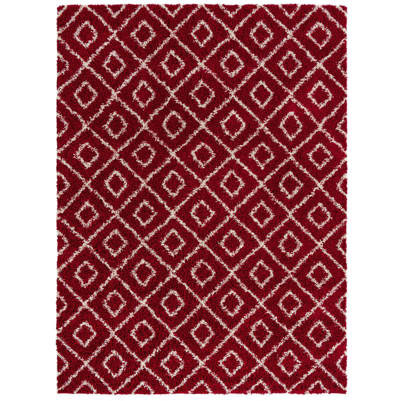 Assata Geometric Indoor Rug, Rectangle 9' x 12'