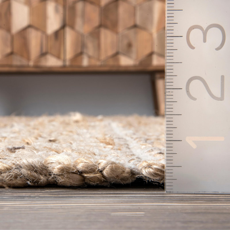 Tapis gris noué à la main Colstrip, Rectangle de 5 pi x 8 pi