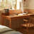 Cherry Rectangular Solid Wood desks-107613516