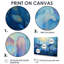 Art mural pivoines bleues en harmonie III - pivoines-90770020-90770017-90770019