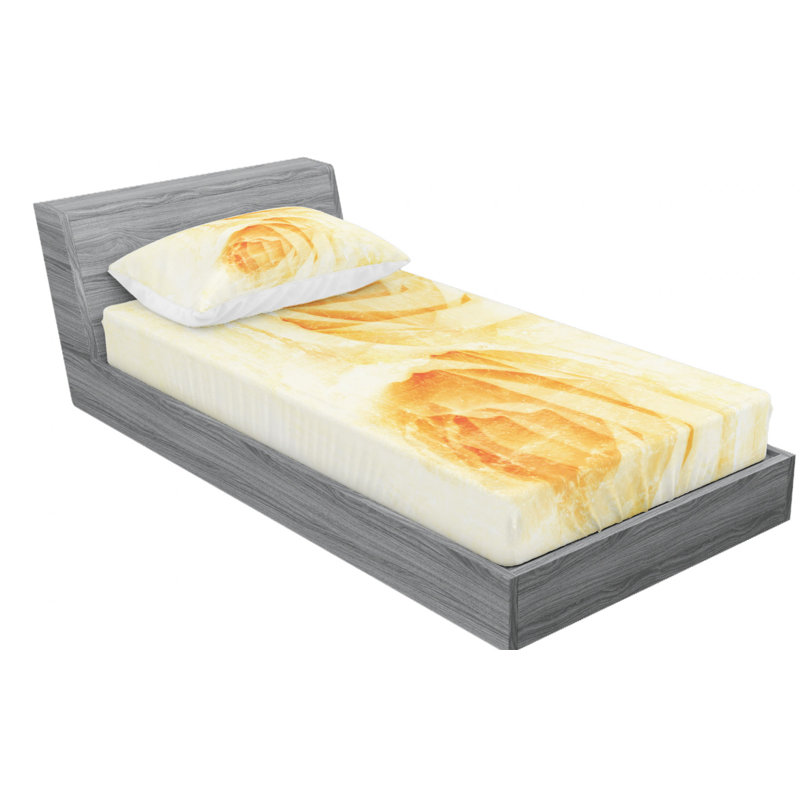 Microfiber Sheet Set, Twin Sheet Set with Fitted Sheet