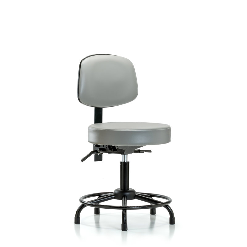 Chaise de bureau ergonomique Norma, Roulettes, Colombe