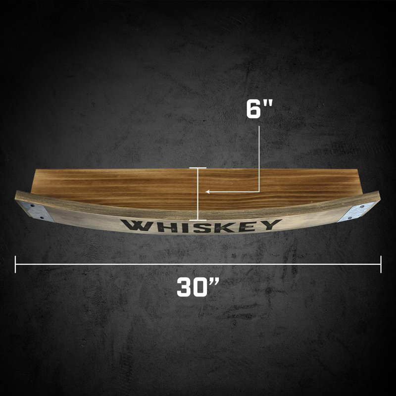 Support mural Whiskey Barrel