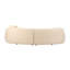 Homer 117" Linen Round Arm Sofa-86758695