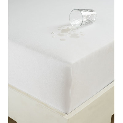 Housse de protection pour matelas ajustée et imperméable Ellard