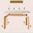 Ehsaan Solid Wood Base Dining Table-1907819223
