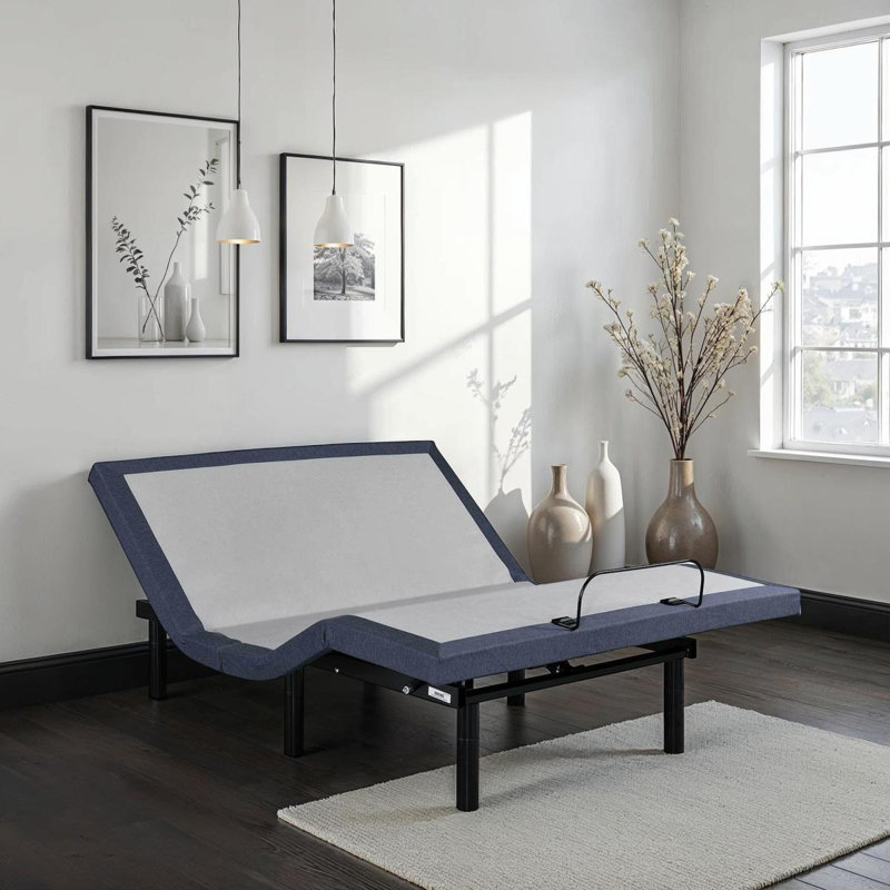 Os3 Queen Adjustable Bed Base With Three Vibration Modes And Head And Foot Position Adjustments, Queen