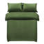 Microfiber 250 TC Reversible Complete Stripe Duvet Cover Set with Pillowcases-112460514-112460518