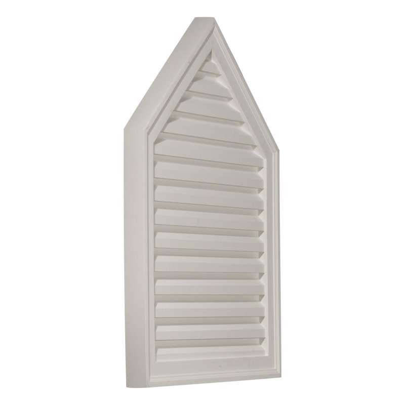 Évent à pignon fonctionnel, Décoratif, 12 po X P 32 po H