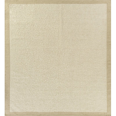 Wool Area Rug in Ivory