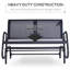 Banc oscillant d'extérieur pour 2 personnes