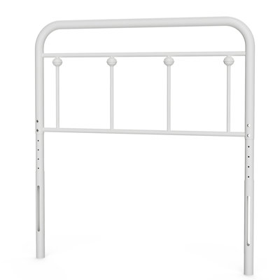 August GroveMetal Headboard - Adjustable Height - Farmhouse Victorian Style by August Grove