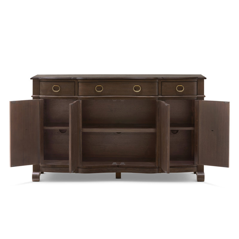 Great House Sideboard, Whitewash, Truffle