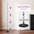 Adjustable Height Dimmable LED Corner Floor Lamp with Remote Control-390656150-401974190